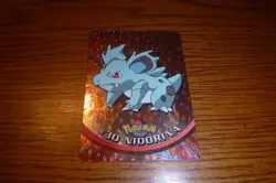1999 Topps Chrome Pokemon Card Nidorina #30 Holo HP Tv Animation - Image 1