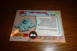 1999 Topps Chrome Pokemon Card Nidorina #30 Holo HP Tv Animation - Image 4