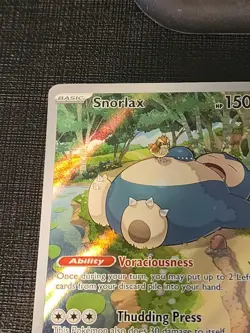 Snorlax 051 Pokemon 151 Sv: Scarlet & Violet: 151 ETB Black Star Promo Card ENG - Image 5