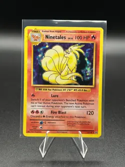 Pokemon Ninetales Evolutions Holo Rare 15/108 100 HP English TCG Card - Image 1
