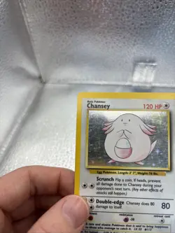 Pokemon English TCG Chansey Base Set Holo Unlimited Rare Card 3/102 LP - Image 5