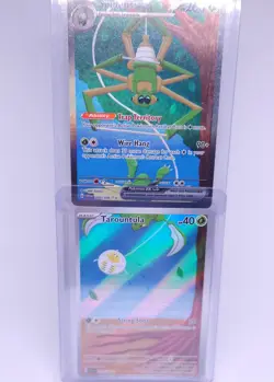 Pokemon Cards Spidops ex 243/198, Tarountula 199/198 - Image 1