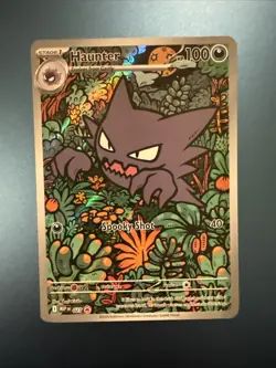Pokemon TCG Haunter 027 Promo Card Mega Evolutions NM - Image 1