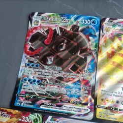 5 x JUMBO Pokemon VMAX Promo Holo TCG Cards Large Jumbo Blastoise Venusaur B9 - Image 2