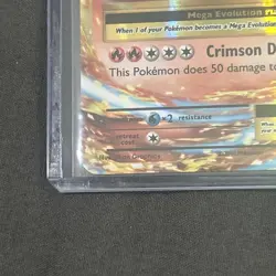 Pokemon Mega M Charizard EX 13/108 XY Evolutions Card Holographic Holo LP - Image 5