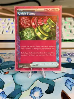 Pokemon TCG Unfair Stamp 165/167 Ace Spec Rare Twilight Masquerade - Image 1