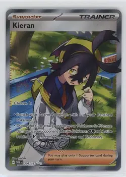 Kieran Ultra Rare Pokemon SV06: Twilight Masquerade #206 - Image 1