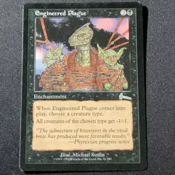 Magic: The Gathering- Engineered Plague - Urza's Legacy (ULG) Regular - Image 1