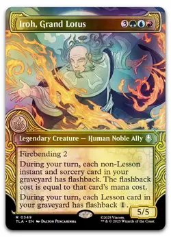 Iroh, Grand Lotus (Showcase) #349 (Foil) (NM) TLA Magic MTG - Image 1