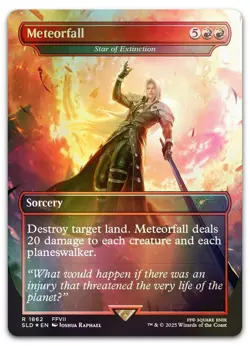 Meteorfall - Star of Extinction (Rainbow Foil) #1862 NM Secret Lair Drop - Image 1