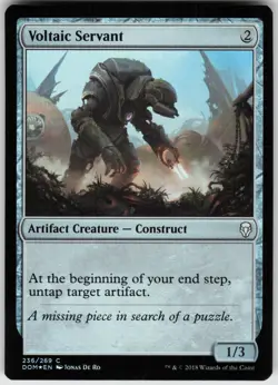 Foil Voltaic Servant 236 Dominaria C - Image 1