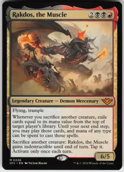Rakdos, the Muscle 226 Outlaws of Thunder Junction M - Image 1
