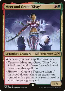 MTG Meet and Greet "Sisay" ** Unfinity ** English (NM) - Image 1