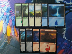 Basic land Set of 10 x 10 - Complete Set of 100 | UB: LOTR | NM MTG - Image 1