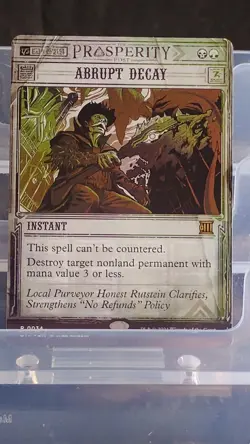 Abrupt Decay Outlaws of Thunder Junction: Breaking News Foil - Image 1