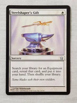 NM Steelshaper's Gift Fifth Dawn Mtg Magic the Gathering - Image 1