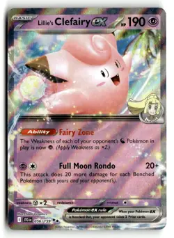 Lillie's Clefairy ex 056/159 Double Rare Journey Together Pokemon Holo Near Mint - Image 1