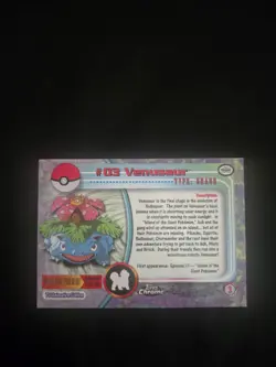 VENUSAUR 2000 TOPPS CHROME POKEMON TV ANIMATION EDITION #03 - Image 2