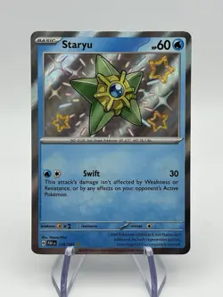Pokemon TCG Staryu 118/091 Scarlet & Violet Paldean Fates Card (A2) - Image 1