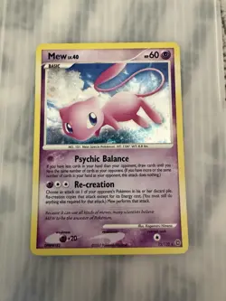 Pokemon TCG Mew 2007 Diamond And Pearl Secret Wonders Holo 15/132 - Image 1