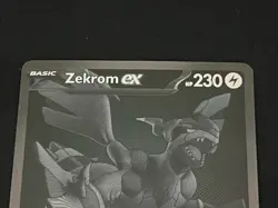 LP (Lightly Played) Zekrom Ex 172/086 - Black Bolt Pokemon TCG - Image 2