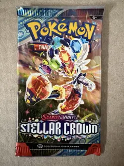 Pokemon TCG: Scarlet and Violet Stellar Crown x1 Booster Pack Sealed - Image 1