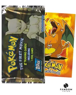 Pokemon Topps The First Movie Booster Pack (Rip or Ship) - Image 1