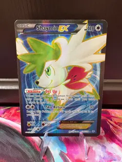 Shaymin EX 106/108- Pokemon TCG: XY Roaring Skies- Ultra Rare Full Art - LP/MP - Image 1