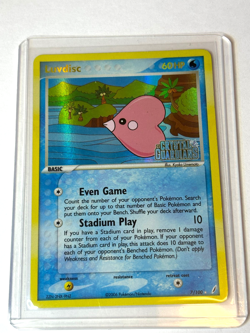 Luvdisc [Reverse Holo] #7 Pokemon Crystal Guardians NM - Image 1