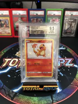 Pokemon Charmander SV6/SV94 Hidden Fates Shiny Vault Holo Rare BGS 9.5 - Image 1