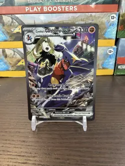 Pokemon Cynthia's Garchomp Ex 232/182 NM Destined Rivals Special Illustration - Image 1