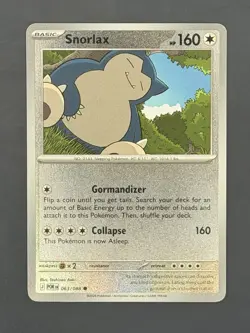 Snorlax 063/088 Reverse Holo Common ME03: Perfect Order Pokemon NM - Image 1