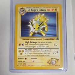 Lt. Surge's Jolteon Gym Challenge 28/132 Rare 70 HP Stage 1 Pokemon TCG English - Image 1