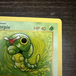 POKEMON 1st Edition Shadowless Base Set CATERPIE 45/102 Common LP Vintage WOTC - Image 3