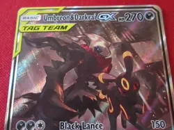 Pokemon TCG Umbreon & Darkrai GX SM241 Sm Holo LP - Image 2