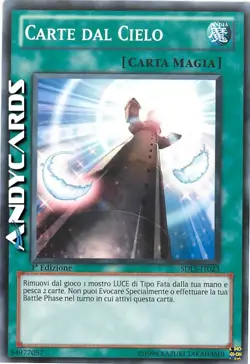 CARTE DAL CIELO • (Cards From The Sky) • Comune • SDLS IT023 • 1Ed • Yugioh! - Image 1