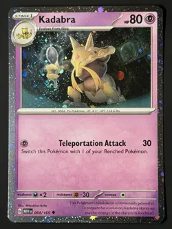 Kadabra HAND SWIRL Pokemon Promos 064/165 Holo Promo Cosmos Holo Rare Promo NM - Image 4