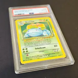1999 Pokemon Base Set Venusaur Holo Rare PSA 4 #15/102 English TCG Unlimited - Image 3
