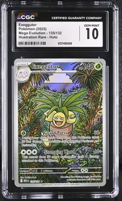 2025 Mega Evolution Pokemon Exeggutor CGC 10 135/132 - Image 1
