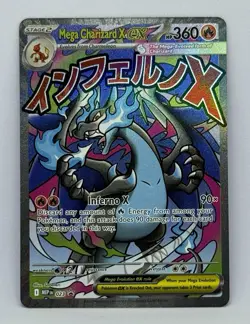 Pokemon TCG Mega Charizard X EX Holo Promo 023 360 HP Stage 2 - Image 1