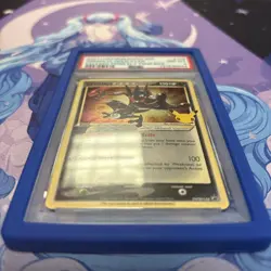 2021 Pokemon SWSH Black Star Promo Greninja Gold Star Celebrations #144 PSA 8 - Image 2
