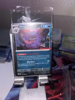 Pokemon GameStop Gengar Promo With Swirl - Image 1