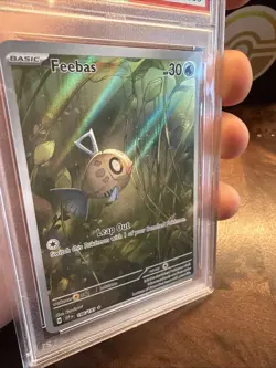 2024 Pokemon SSP EN Feebas Illustration Rare #198 PSA 9 MINT - Image 2