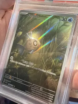 2024 Pokemon SSP EN Feebas Illustration Rare #198 PSA 9 MINT - Image 5