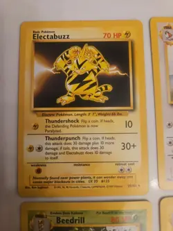 VTG 1999 Pokemon Base Set 6 Lot ALL RARES! Dragonair Dugrtio Electrode - LP/NM! - Image 2