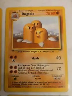VTG 1999 Pokemon Base Set 6 Lot ALL RARES! Dragonair Dugrtio Electrode - LP/NM! - Image 4
