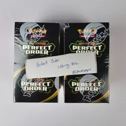 2x Pokemon TCG Perfect Order Half Booster Boxes 36 Packs Factory Sealed L4 - Image 1