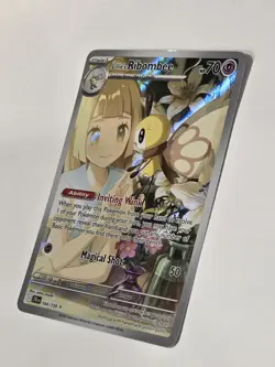 Pokemon Lillie's Ribombee IR 164/159 Journey Together Illustration Rare Full Art - Image 4