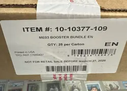 Pokemon Perfect Order (ME03) Booster Bundle Factory Sealed Case! 25 Bundles - Image 2