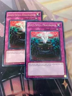 YUGIOH - ANTI SPELL FRAGRANCE X2 - DT04 - DUEL TERMINAL RARE - LP - Image 1